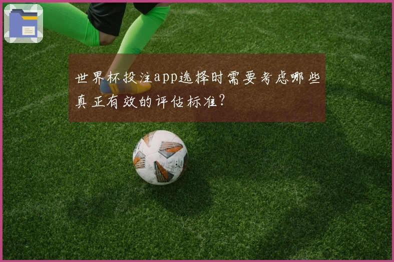 世界杯投注app选择时需要考虑哪些真正有效的评估标准？